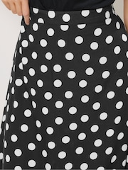M&Co Spot Printed Midi Skirt - Image 4 of 5