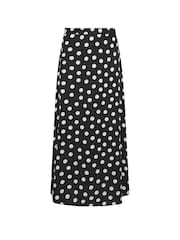 M&Co Spot Printed Midi Skirt - Image 5 of 5