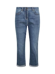 M&Co Blue Petite Petite Midwash Boyfriend Jeans - Image 5 of 5