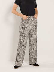 Long Tall Sally Natural Wide Leg Jeans - Image 2 of 5