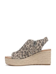 Blowfish Malibu Amira Regular Fit Wedge White Slingbacks - Image 2 of 7