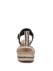 Blowfish Malibu Annika Regular Fit Strappy Wedge Brown Sandals - תמונה 4 מתוך 7
