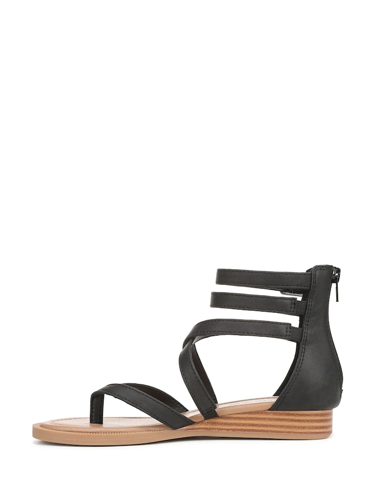 Blowfish Malibu Black Adrian Regular Fit Toe Post Sandals - Image 2 of 7