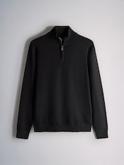 The Set 3 Pack Quarter Zip Knit Jumpers Black/Grey - Image 15 of 18