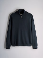 The Set 3 Pack Quarter Zip Knit Jumpers Black/Grey - Image 16 of 18