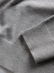 The Set 3 Pack Quarter Zip Knit Jumpers Black/Grey - Image 18 of 18