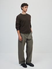 The Set 3 Pack Fisherman Crew Neck Jumpers Black - Image 4 of 13