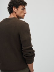 The Set 3 Pack Fisherman Crew Neck Jumpers Black - Image 7 of 13