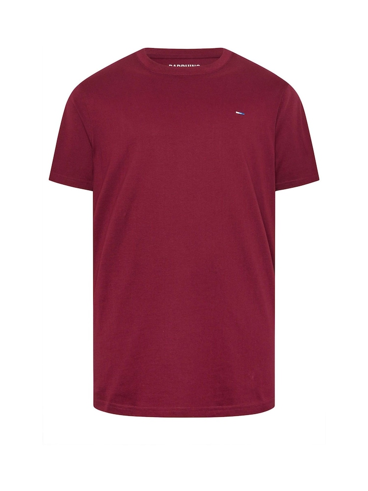 BadRhino Big & Tall Red Full Length Summer Colour T-Shirts 5 Pack - Image 2 of 10