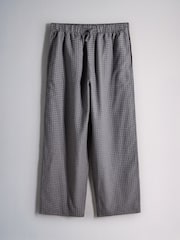 The Set 2 Pack Short Sleeve T-Shirt Check Bottom Pyjamas Charcoal Grey - Image 4 of 7