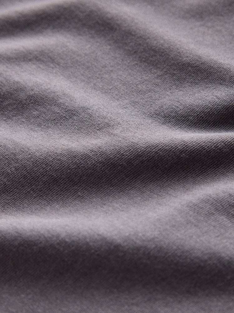 The Set 2 Pack Short Sleeve T-Shirt Check Bottom Pyjamas Charcoal Grey - Image 7 of 7 The Set 2 Pack Short Sleeve T-Shirt Check Bottom Pyjamas Charcoal Grey - Image 7 of 7