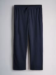 The Set 2 Pack Waffle Crew Neck Top and Joggers Lounge Pyjamas Set Navy/Grey - Image 4 of 7