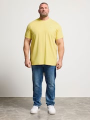 BadRhino Big & Tall Yellow Summer Colour T-Shirts 5 Pack - Image 3 of 6