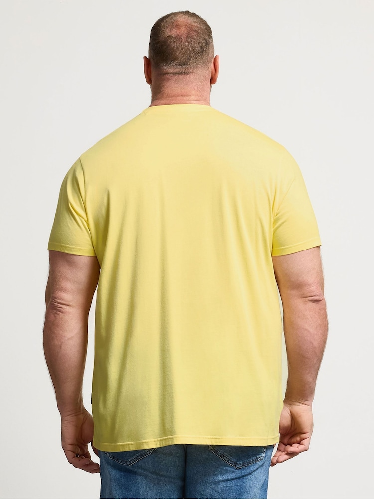 Amarelo - Normal - Badrhino Big & Tall Summer Colour T-shirts 5 Pack - Imagem 5 de 5