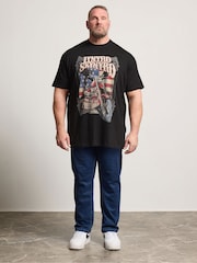 BadRhino Big & Tall Black Full Length Lynyrd Skynrd T-Shirt - Image 2 of 6