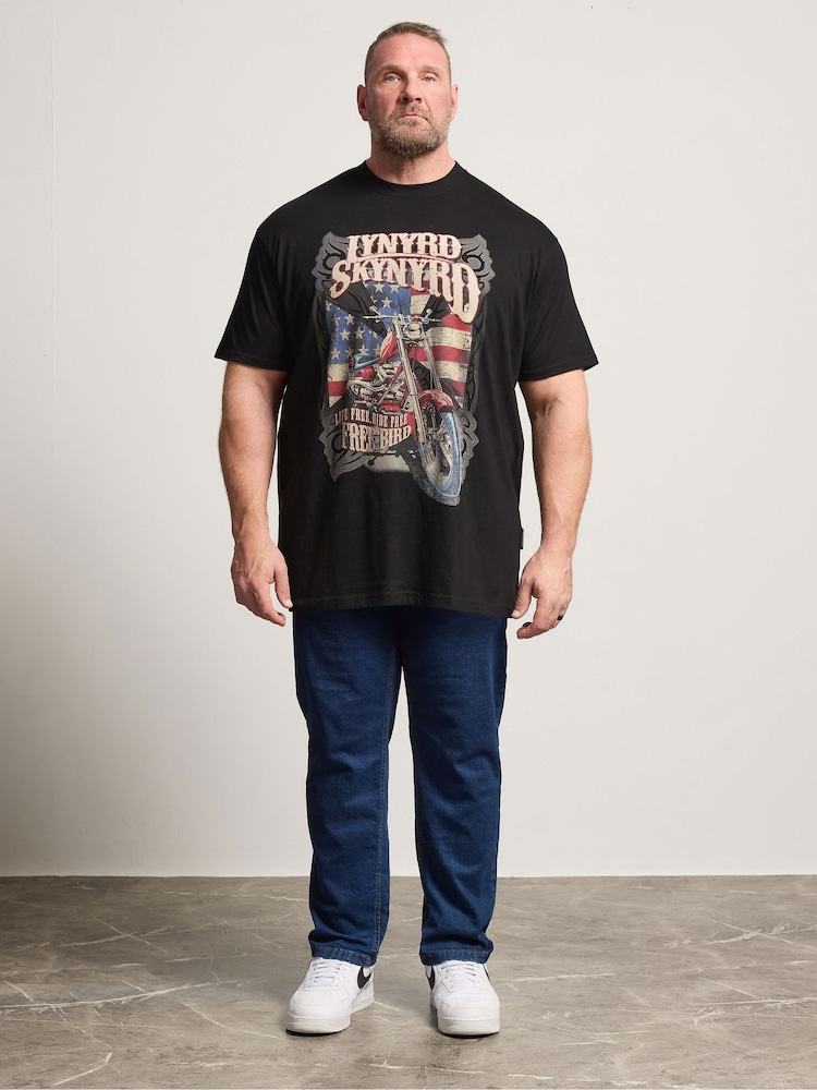 BadRhino Big & Tall Black Full Length Lynyrd Skynrd T-Shirt - Image 2 of 6