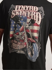 BadRhino Big & Tall Black Full Length Lynyrd Skynrd T-Shirt - Image 4 of 6