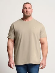 BadRhino Big & Tall Natural Interlock T-Shirt - Image 1 of 6