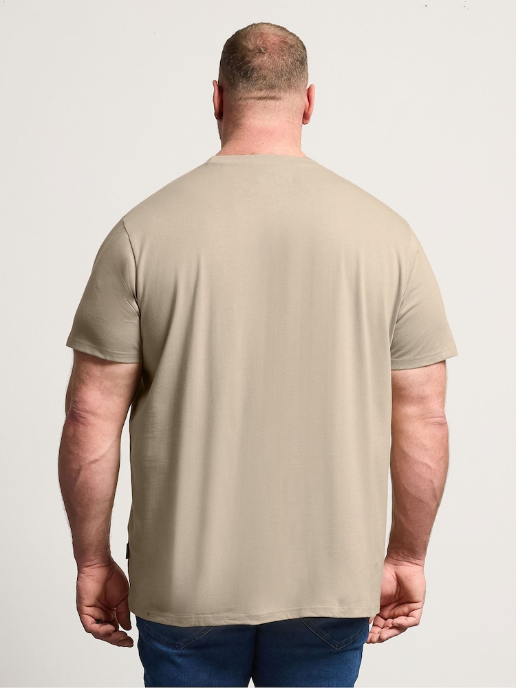 BadRhino Big & Tall Natural Interlock T-Shirt - Image 2 of 6