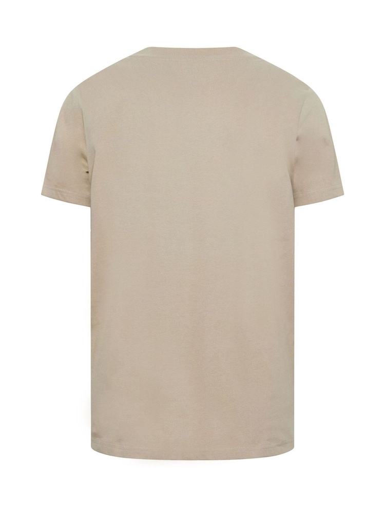 BadRhino Big & Tall Natural Interlock T-Shirt - Image 6 of 6