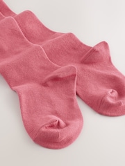 Rose Pink Cotton Rich Single Tights - Image 2 of 3