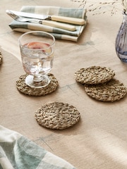 Sophie Allport Set of 4 Natural Seagrass Coasters - Image 1 of 3