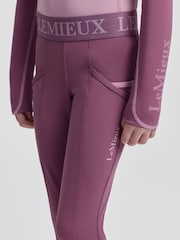 LeMieux Pink Mini Pull On Breech Mallow Leggings - Image 4 of 5