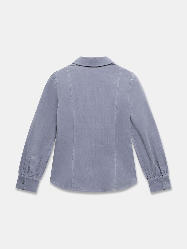 Mint Velvet Blue Corduroy Shirt - Image 8 of 8