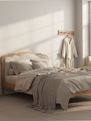 Time 4 Sleep Oak Matilda Upholstered Bed Frame - Image 1 of 4