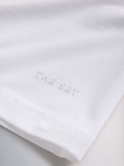The Set 2 Pack Modal Lounge Nightwear Pyjamas Set Grey/White - Image 8 of 8
