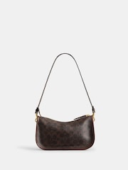 COACH Brown Coated Canvas Signature Waverly Bag - Image 3 of 15