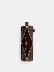 COACH Brown Coated Canvas Signature Waverly Bag - Image 8 of 15