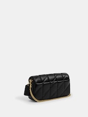COACH Black Quilted Leather Tabby 19 Chain Cross-Body Bag - Image 5 of 10