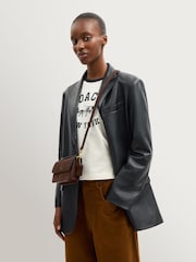 COACH Brown Suede Elora Top Handle Cross-Body Bag - Image 4 of 8