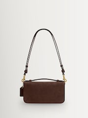 COACH Brown Suede Elora Top Handle Cross-Body Bag - Image 5 of 8