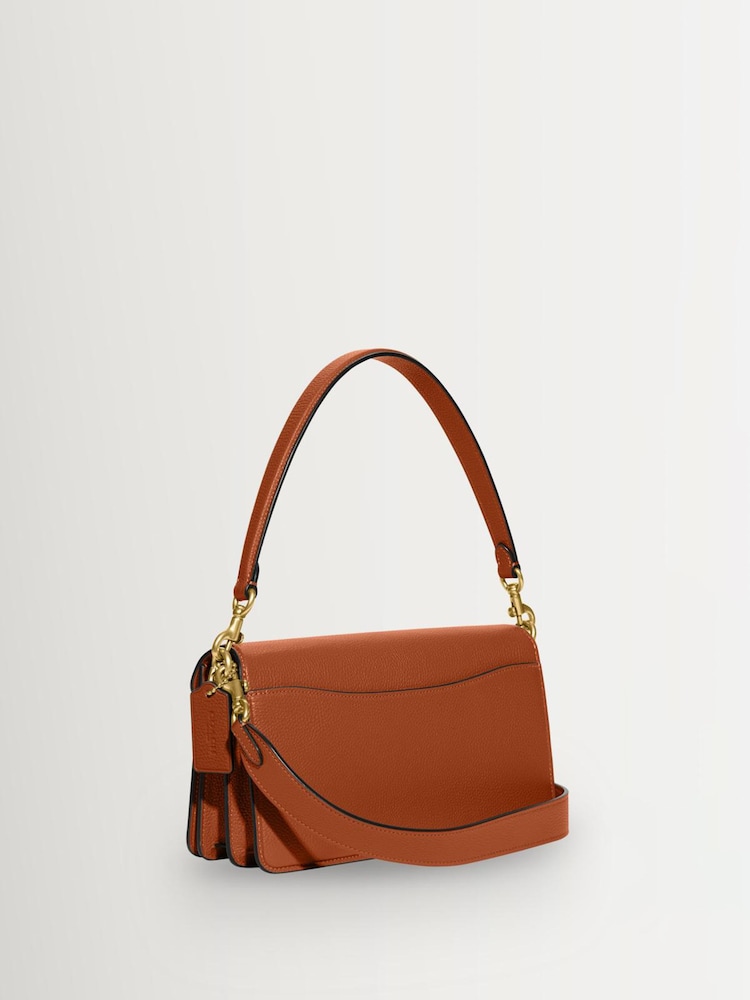 COACH Brown Tabby 26 Polished Pebble Leather Shoulder Bag - Image 2 of 4