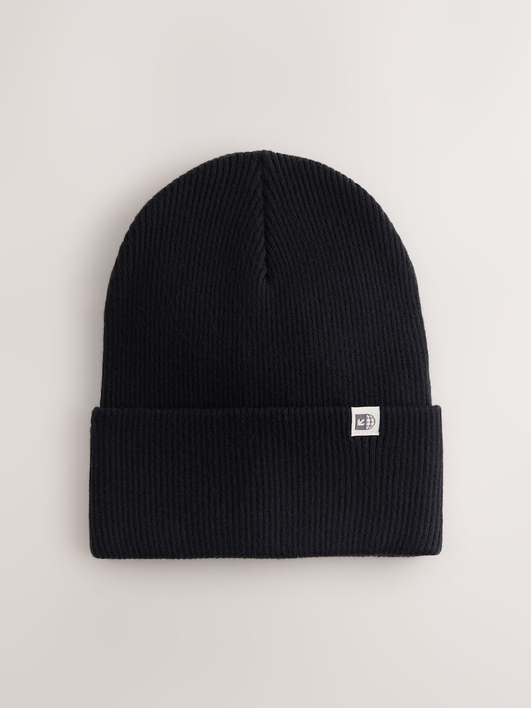 Juoda - Kepurė su beanie logotipu (1-16yrs) - 1 paveikslėlis iš 3