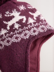 Red/White Pom Knitted Beanie Hat (3mths-13yrs) - Image 2 of 3