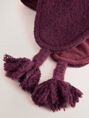 Red/White Pom Knitted Beanie Hat (3mths-13yrs) - Image 3 of 3
