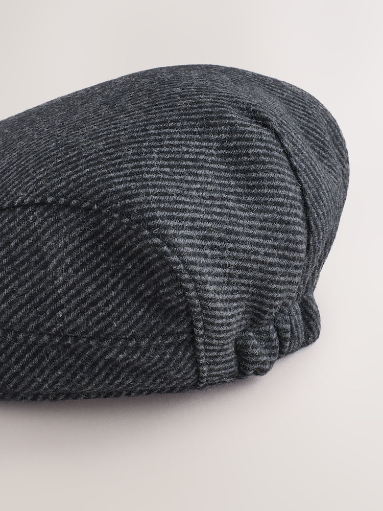 Grey Flat Cap (1-16yrs) - Image 2 of 3 Grey Flat Cap (1-16yrs) - Image 2 of 3