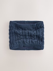 Navy Cable Snood (1-16yrs) - Image 2 of 4