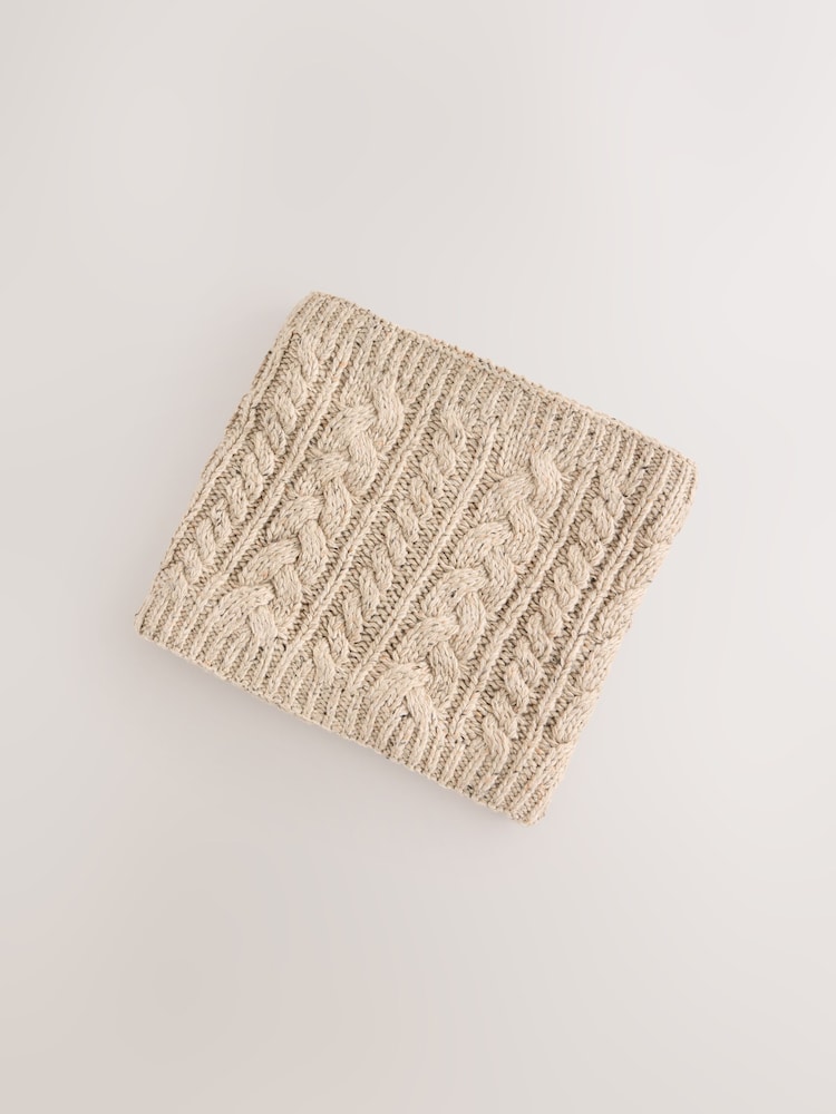 Stone Cable Snood (1-16yrs) - Image 2 of 4 Stone Cable Snood (1-16yrs) - Image 2 of 4