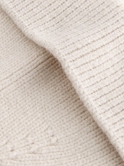 Cream Neutral Knitted Beanie Hat (1-16yrs) - Image 2 of 3