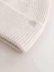 Cream Neutral Knitted Beanie Hat (1-16yrs) - Image 3 of 3