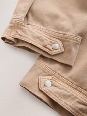 Beige Cargo Balloon Cropped Jeans - Image 8 of 9