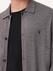 AllSaints Grey Kilburn Cardigan - Image 4 of 8