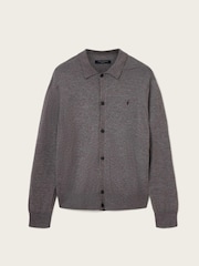 AllSaints Grey Kilburn Cardigan - Image 7 of 8