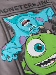 Charcoal Grey Monsters Inc. Long Sleeve T-Shirt (6mths-8yrs) - Image 4 of 7
