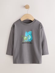 Charcoal Grey Monsters Inc. Long Sleeve T-Shirt (6mths-8yrs) - Image 5 of 7