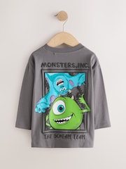 Charcoal Grey Monsters Inc. Long Sleeve T-Shirt (6mths-8yrs) - Image 6 of 7